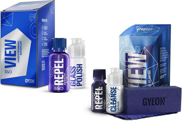 gyeon view revetement hydrophobe vitre pare-brise