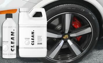 CLEAN tire dressing pneu pan the organizer